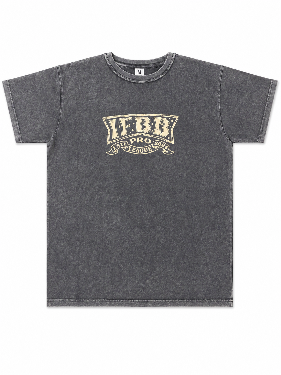 IFBB PRO LEGACY DISTRESSED T-SHIRT - STEEL GRAY