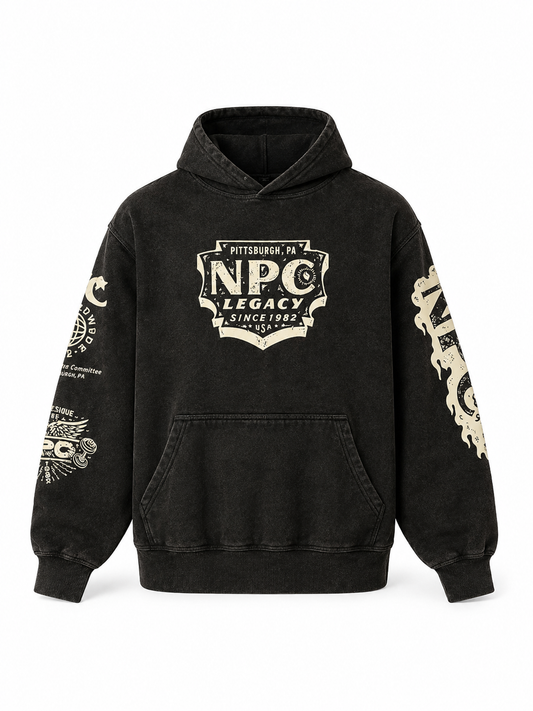 NPC LEGACY DISTRESSED HOODIE