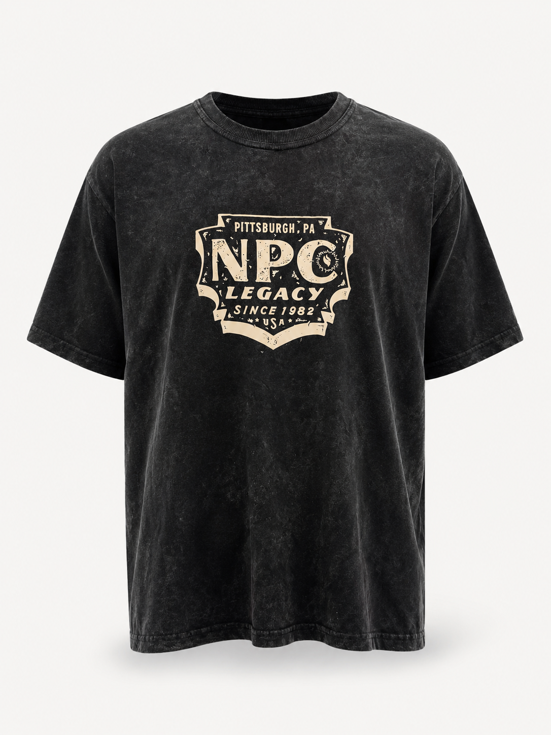 NPC LEGACY OVERSIZED DISTRESSED T-SHIRT